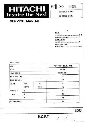 Сервисная инструкция Hitachi R-25A3P ― Manual-Shop.ru