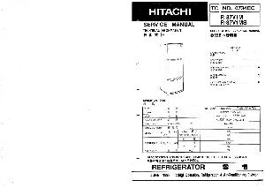 Сервисная инструкция Hitachi R-37V1M ― Manual-Shop.ru
