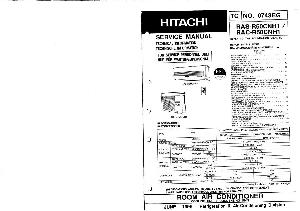 Сервисная инструкция Hitachi RAC-R50CNH1 ― Manual-Shop.ru