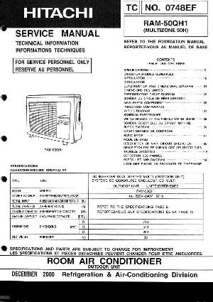 Сервисная инструкция Hitachi RAM-50QH1 ― Manual-Shop.ru