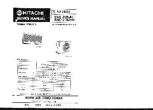 Сервисная инструкция HITACHI RAS-3128JH ― Manual-Shop.ru