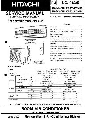 Сервисная инструкция Hitachi RAS-40CNH2, RAS-50CNH2 ― Manual-Shop.ru