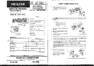 Сервисная инструкция Hitachi RAS-5182CA ― Manual-Shop.ru