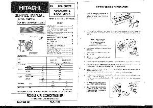 Сервисная инструкция Hitachi RAS-5182CHA ― Manual-Shop.ru