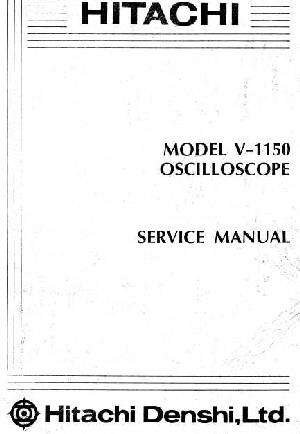 Сервисная инструкция Hitachi V-1150 ― Manual-Shop.ru