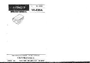 Сервисная инструкция Hitachi VK-C25A ― Manual-Shop.ru