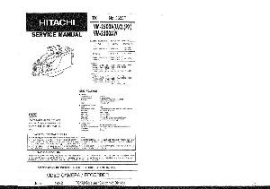 Сервисная инструкция Hitachi VM-2500A ― Manual-Shop.ru
