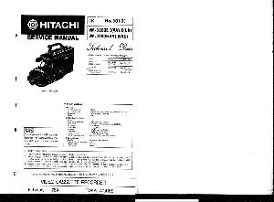 Сервисная инструкция Hitachi VM-3200E, VM-3280E ― Manual-Shop.ru