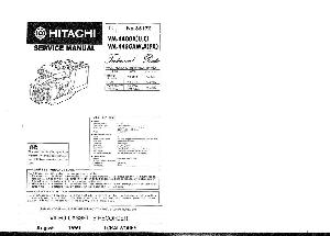 Сервисная инструкция HITACHI VM-4400A, VM-4450AW ― Manual-Shop.ru