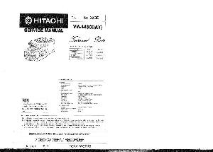 Сервисная инструкция HITACHI VM-4480E ― Manual-Shop.ru