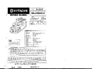 Service manual HITACHI VM-5300A ― Manual-Shop.ru