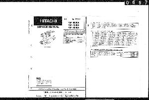 Service manual Hitachi VM-6300A, VM-7300A, VM-8300A ― Manual-Shop.ru