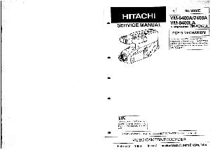 Сервисная инструкция Hitachi VM-6400A, VM-7400A, VM-8400LA ― Manual-Shop.ru
