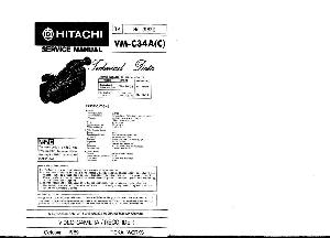 Service manual Hitachi VM-C34A ― Manual-Shop.ru