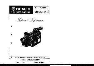 Сервисная инструкция Hitachi VM-C50A ― Manual-Shop.ru