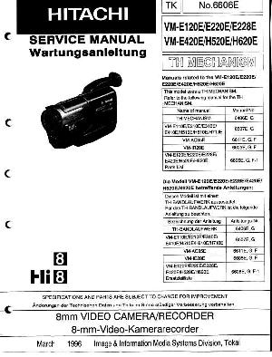 Service manual Hitachi VM-E120E, VM-E220E ― Manual-Shop.ru