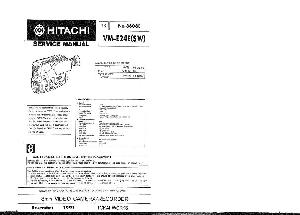 Сервисная инструкция HITACHI VM-E24E ― Manual-Shop.ru