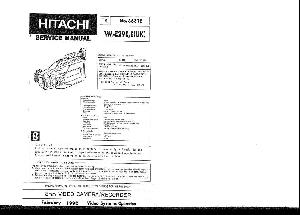 Сервисная инструкция Hitachi VM-E29E ― Manual-Shop.ru