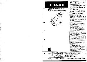 Сервисная инструкция Hitachi VM-E330E, VM-E340E, VM-E545LE ― Manual-Shop.ru