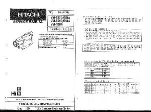Сервисная инструкция Hitachi VM-E52A, VM-E54A, VM-E56A, VM-E58A, VM-H59A ― Manual-Shop.ru