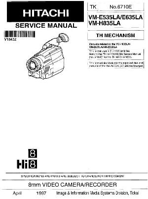Сервисная инструкция Hitachi VM-E535LA, VM-E635LA, VM-H835LA ― Manual-Shop.ru