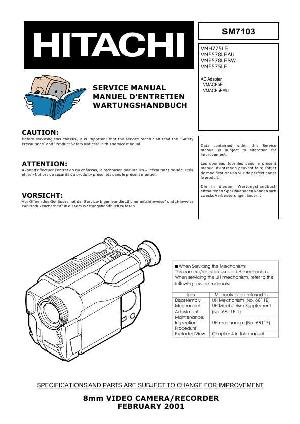 Сервисная инструкция Hitachi VM-E575LE, VM-E578LE, VM-H775LE ― Manual-Shop.ru