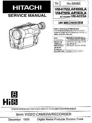 Сервисная инструкция Hitachi VM-H665LA, VM-H765LA ― Manual-Shop.ru