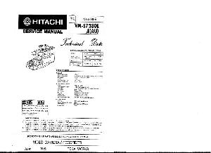 Сервисная инструкция Hitachi VM-S7280E ― Manual-Shop.ru