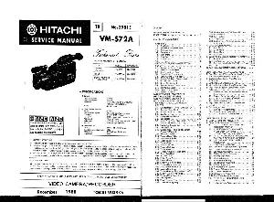 Сервисная инструкция HITACHI VM-S72A ― Manual-Shop.ru