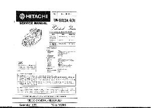 Сервисная инструкция HITACHI VM-S8200A ― Manual-Shop.ru