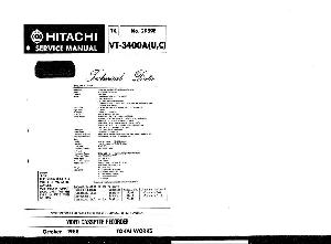 Service manual HITACHI VT-3400A ― Manual-Shop.ru