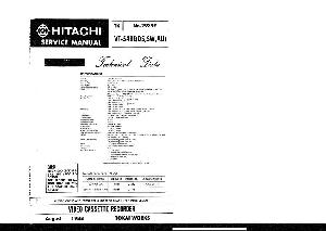 Сервисная инструкция Hitachi VT-548E ― Manual-Shop.ru