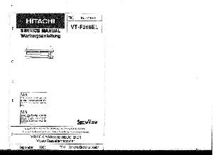 Сервисная инструкция Hitachi VT-F266EL ― Manual-Shop.ru