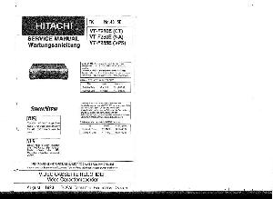 Service manual Hitachi VT-F280E, VT-F285E ― Manual-Shop.ru
