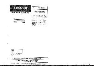 Service manual Hitachi VT-F494AW ― Manual-Shop.ru