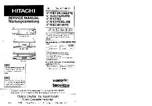 Сервисная инструкция Hitachi VT-F550EMKII, VT-F551E, VT-F552E, VT-F640E, VT-F645E, VT-F650E, VT-F660E ― Manual-Shop.ru