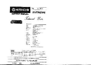 Service manual HITACHI VT-F774E ― Manual-Shop.ru