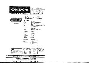 Сервисная инструкция HITACHI VT-F780E, VT-F785E ― Manual-Shop.ru