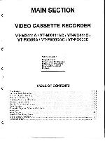 Сервисная инструкция Hitachi VT-FX600