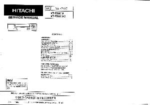 Service manual Hitachi VT-FX601A ― Manual-Shop.ru