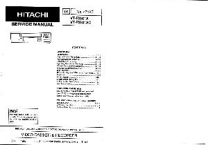 Сервисная инструкция Hitachi VT-FX601A ― Manual-Shop.ru