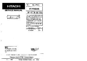 Service manual Hitachi VT-FX624A ― Manual-Shop.ru