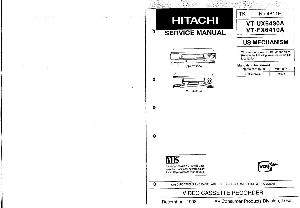 Service manual Hitachi VT-FX6410A, VT-UX6430A  ― Manual-Shop.ru