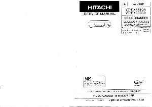 Service manual Hitachi VT-FX6505A, VT-FX6510A ― Manual-Shop.ru