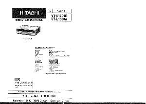 Service manual Hitachi VT-L1000A, VT-L1000E ― Manual-Shop.ru
