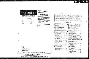 Сервисная инструкция Hitachi VT-L1100E ― Manual-Shop.ru