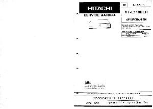 Сервисная инструкция Hitachi VT-L1100ER ― Manual-Shop.ru