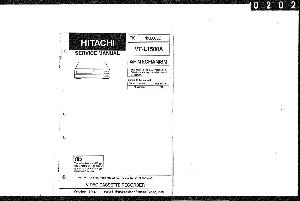 Сервисная инструкция Hitachi VT-L1500A ― Manual-Shop.ru