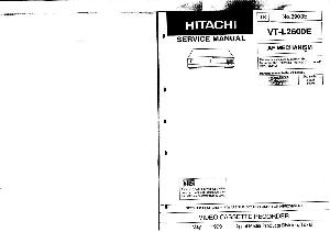 Сервисная инструкция Hitachi VT-L2600E ― Manual-Shop.ru