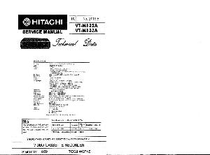 Сервисная инструкция Hitachi VT-M132A, VT-M133A ― Manual-Shop.ru
